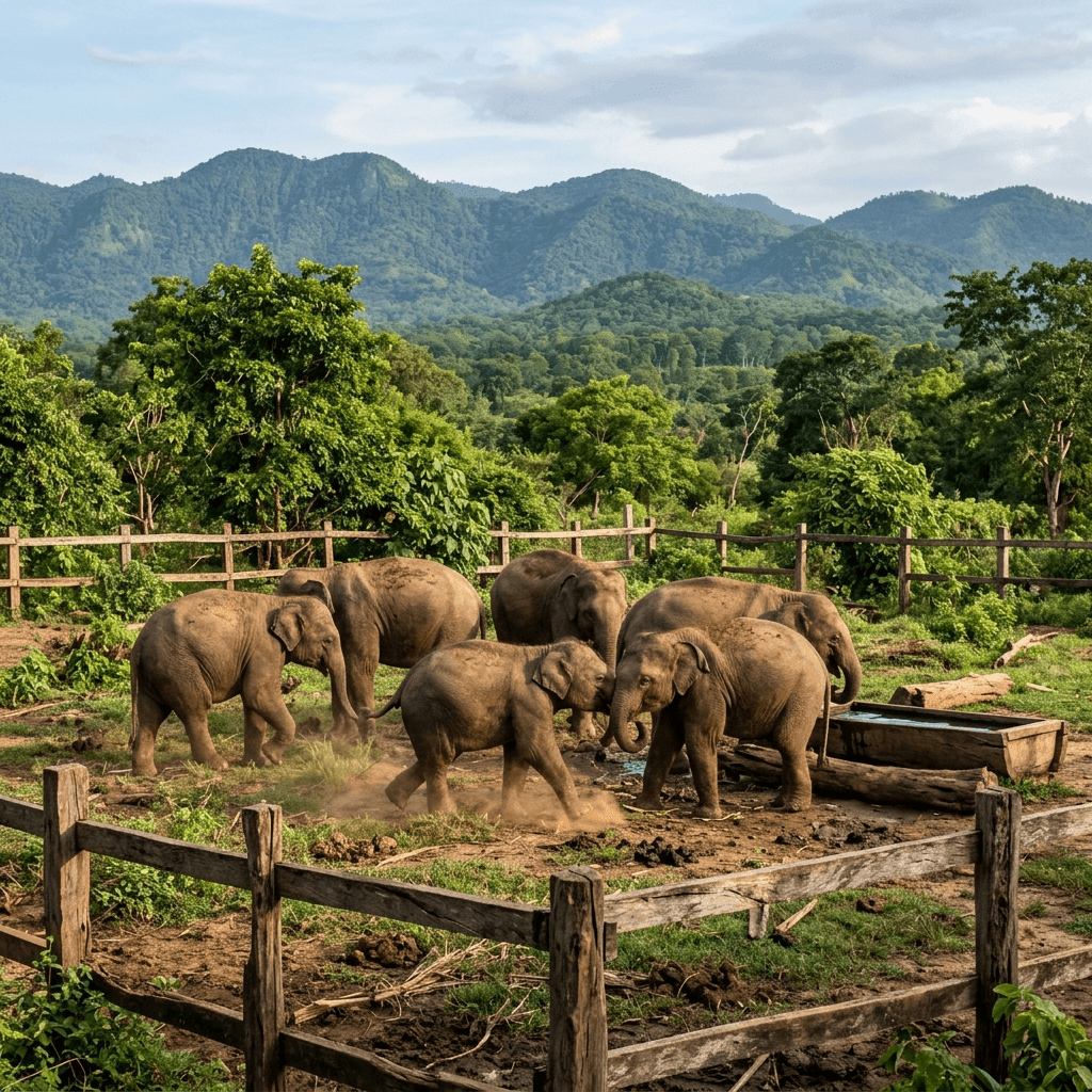 Elephant Transit Home Stopover – Reentry to Wild